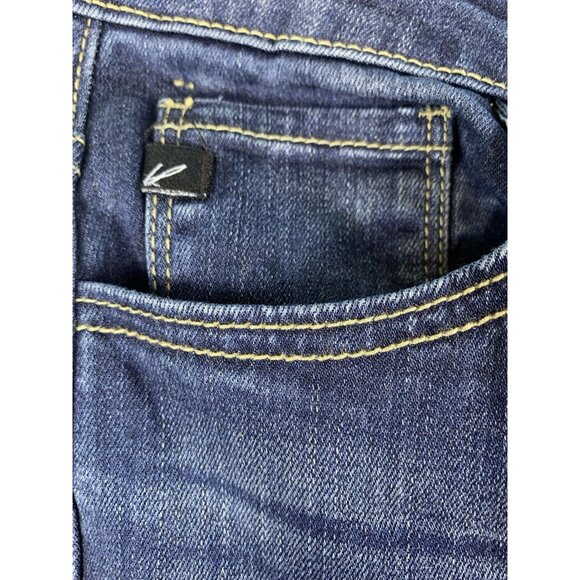 KanCan Skinny Blue Jeans Women's Size 3/25 Button Fly High Rise Measures 26x25 - Picture 6 of 11
